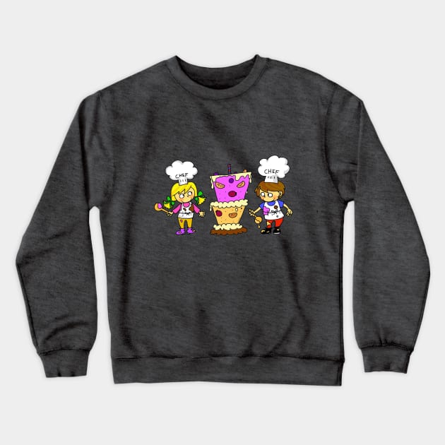 cute bakery chefs Crewneck Sweatshirt by cartoonygifts